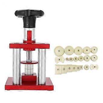 Type de vis de montre Précis Cristal Lunette Dos De Montre Boîtier De Couverture De Fermeture Presse Presseur Capsulage Machine Avec 20 Dies Montre