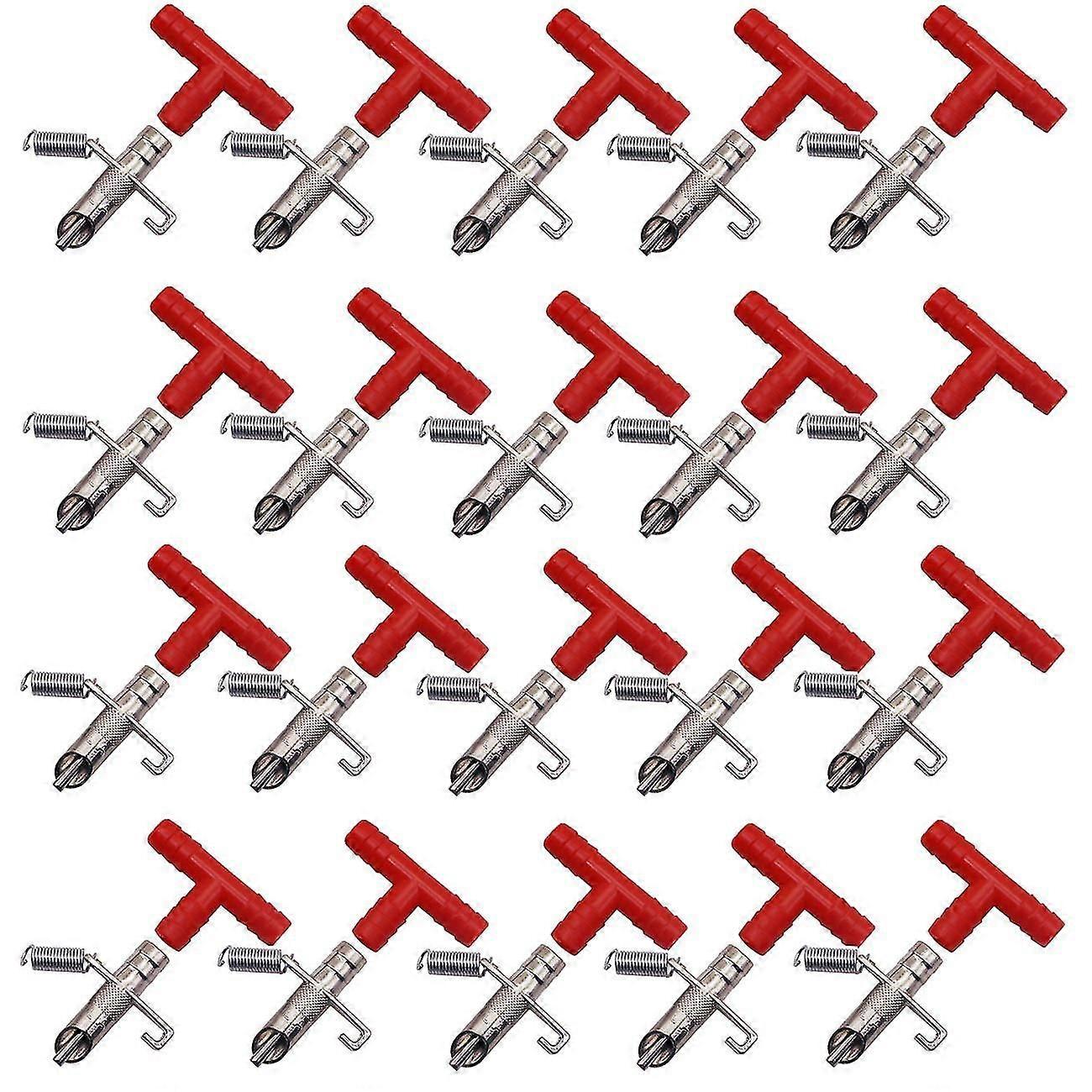 20 Stück Automatische Wassernippler-Tränkefutter für Kaninchen-Meerschweinchen-Frettchen