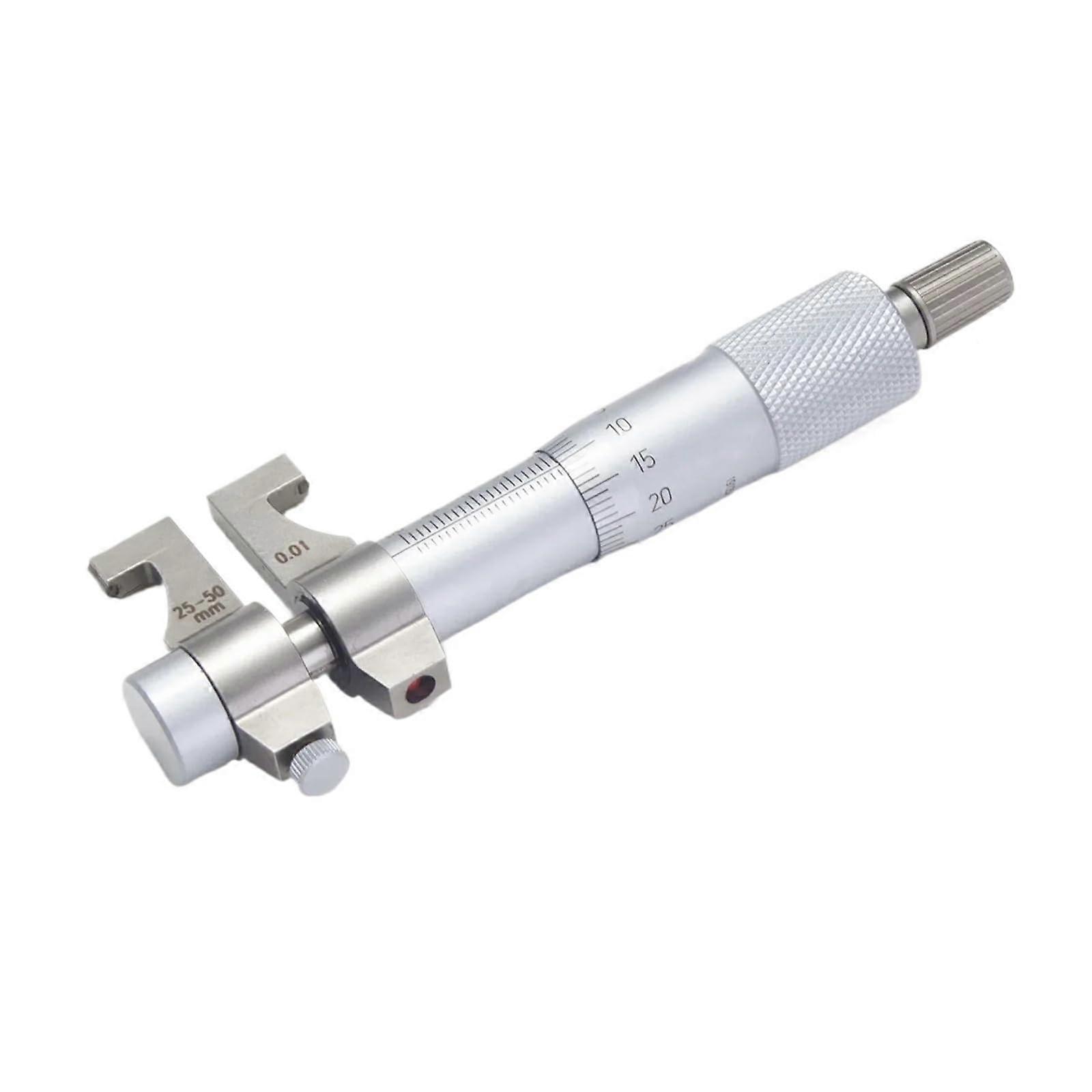 Stainless Steel TwoPoint Inner Diameter Micrometer Internal Measuring Micrometer 530/255075100mm0.01N Inner Diameter Ruler(4.3 Inch Display)