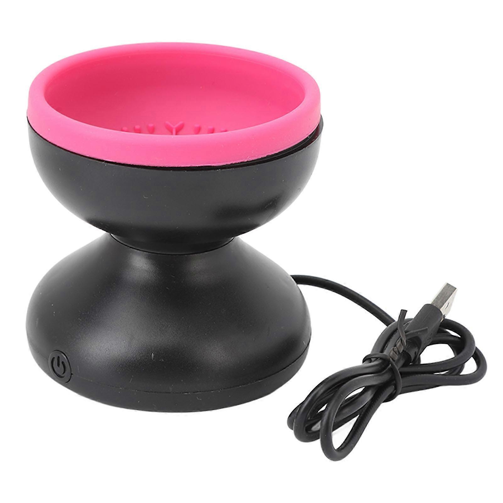 Electric Makeup Cleaner Rotatable Fast Drying Portable Automatic Cosmetic Brush Cleaning Machine