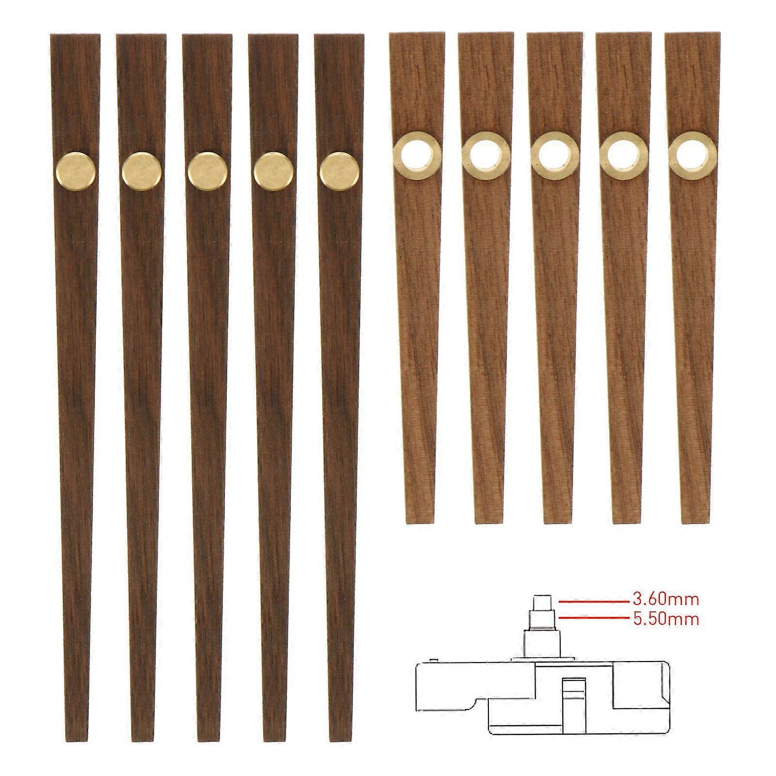 5 Sets Wooden DIY Clock Pointer Plate Replacement Clock Movement Part Clock Hand