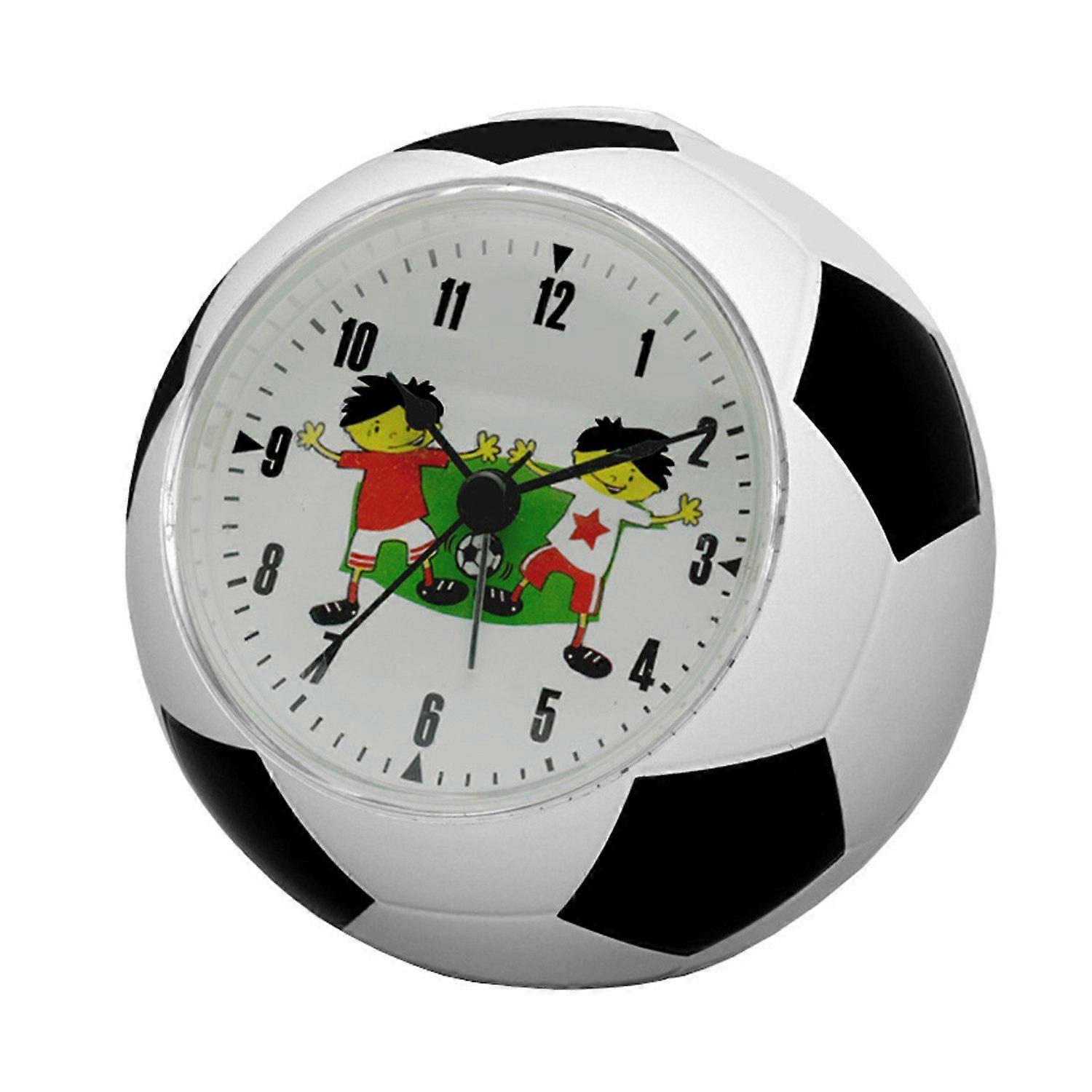 Quartz alarm clock round large dial classic design modern style reliable timekeeping