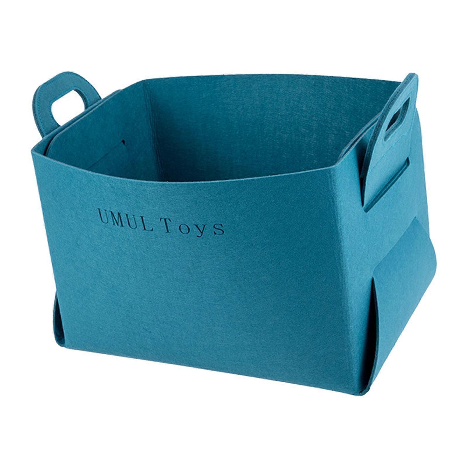 Rectangular Shelf Storage Organizer Basket for Pillows Kids Toys Magazines