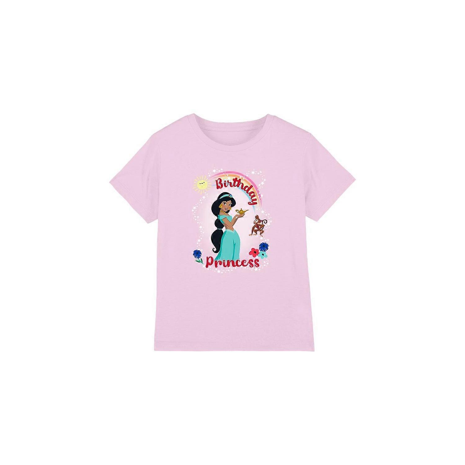 Aladdin Niño/Cumpleaños Infantil Princesa Jasmine Abu Camiseta