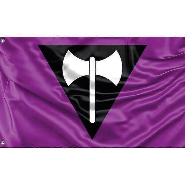 Labrys Lesbian Flag Unique Design, 3x5 Ft / 90x150 cm4x6Ft/120x180 cm size TTQ3203