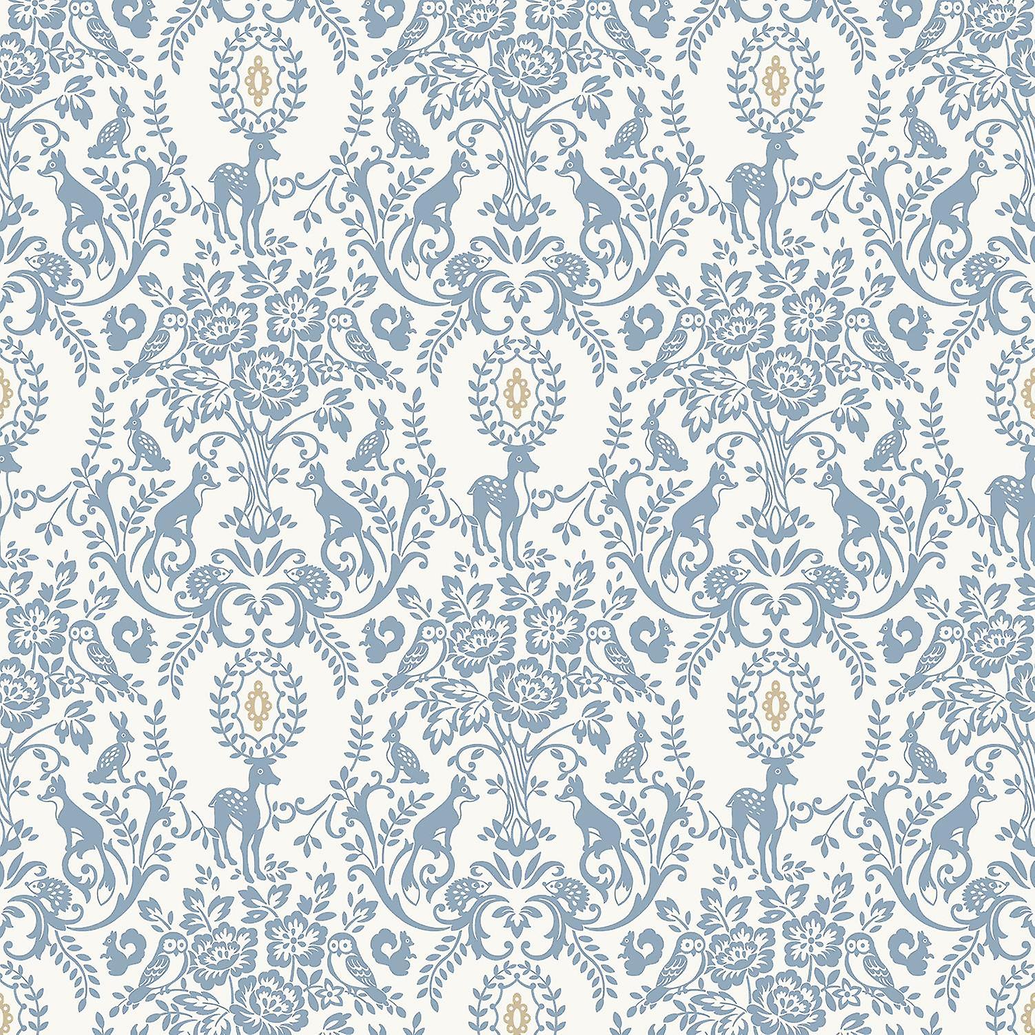 Jack 'n Rose Blue Animals Wallpaper