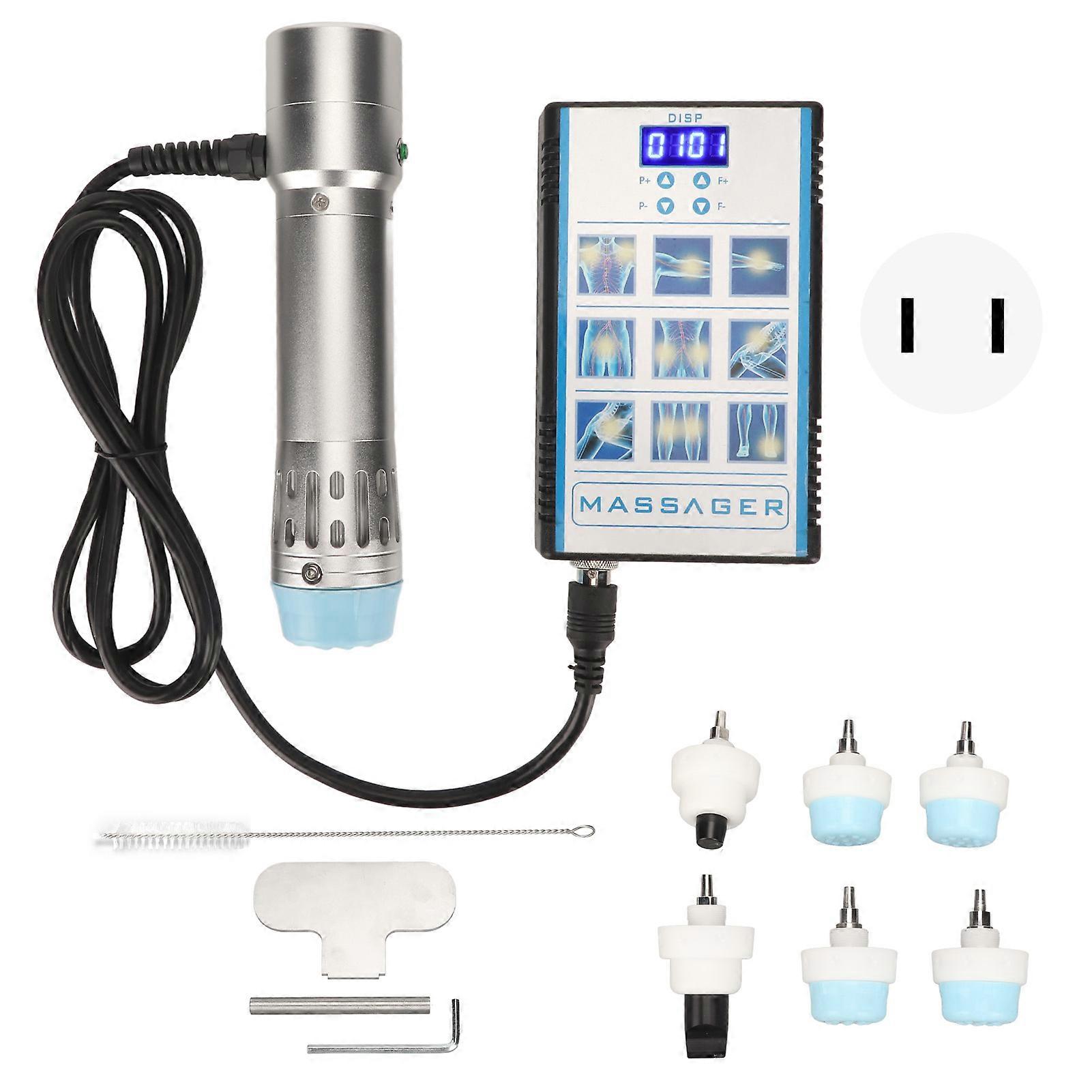 ED Shockwave Machine 16 Frequency Gears 7 Massage Heads Extracorporeal Treatment Device