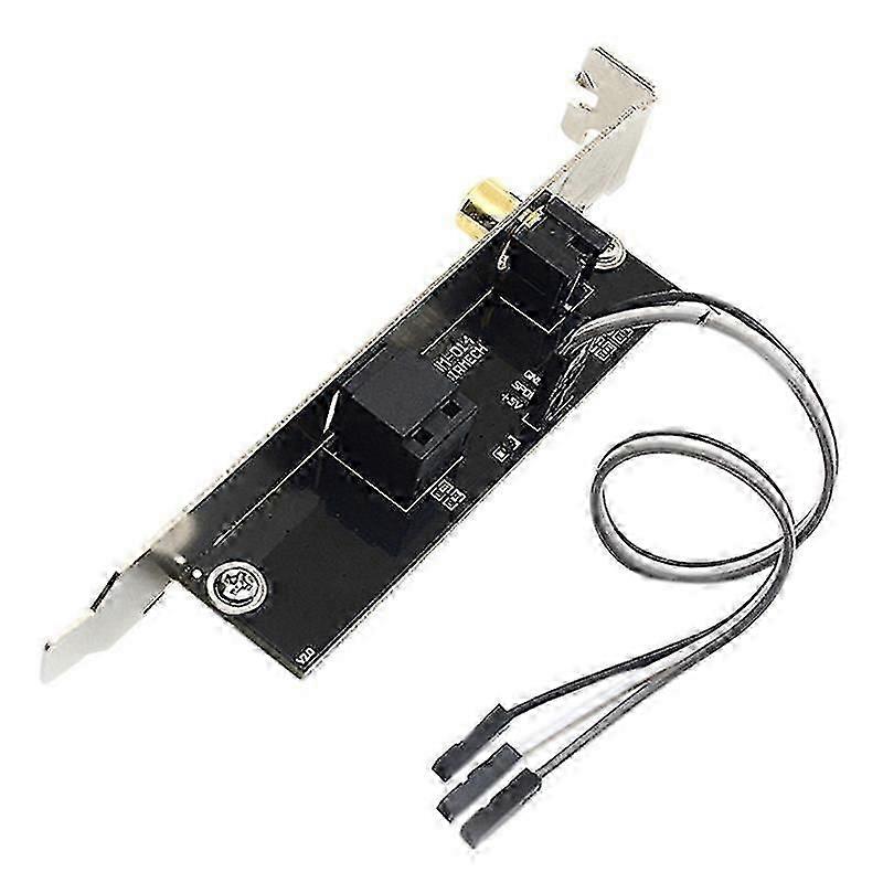 24bit 192khz Digital Audio Output: Card Spdif Optical & Rca Out Plate Cable Bracket
