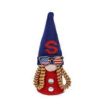 American Independence Day Doll Toy Unique Faceless Dwarfs Soft Stuffed Doll for Holiday Celebratin