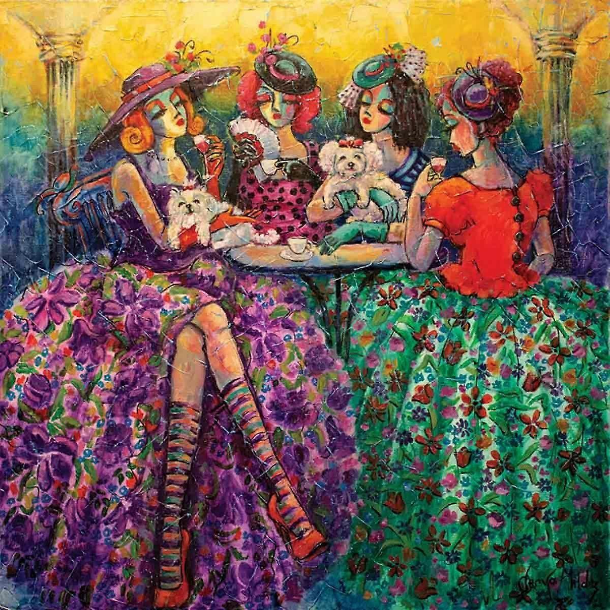 Puzzle - Pause-café, puzzle de 1000 pièces