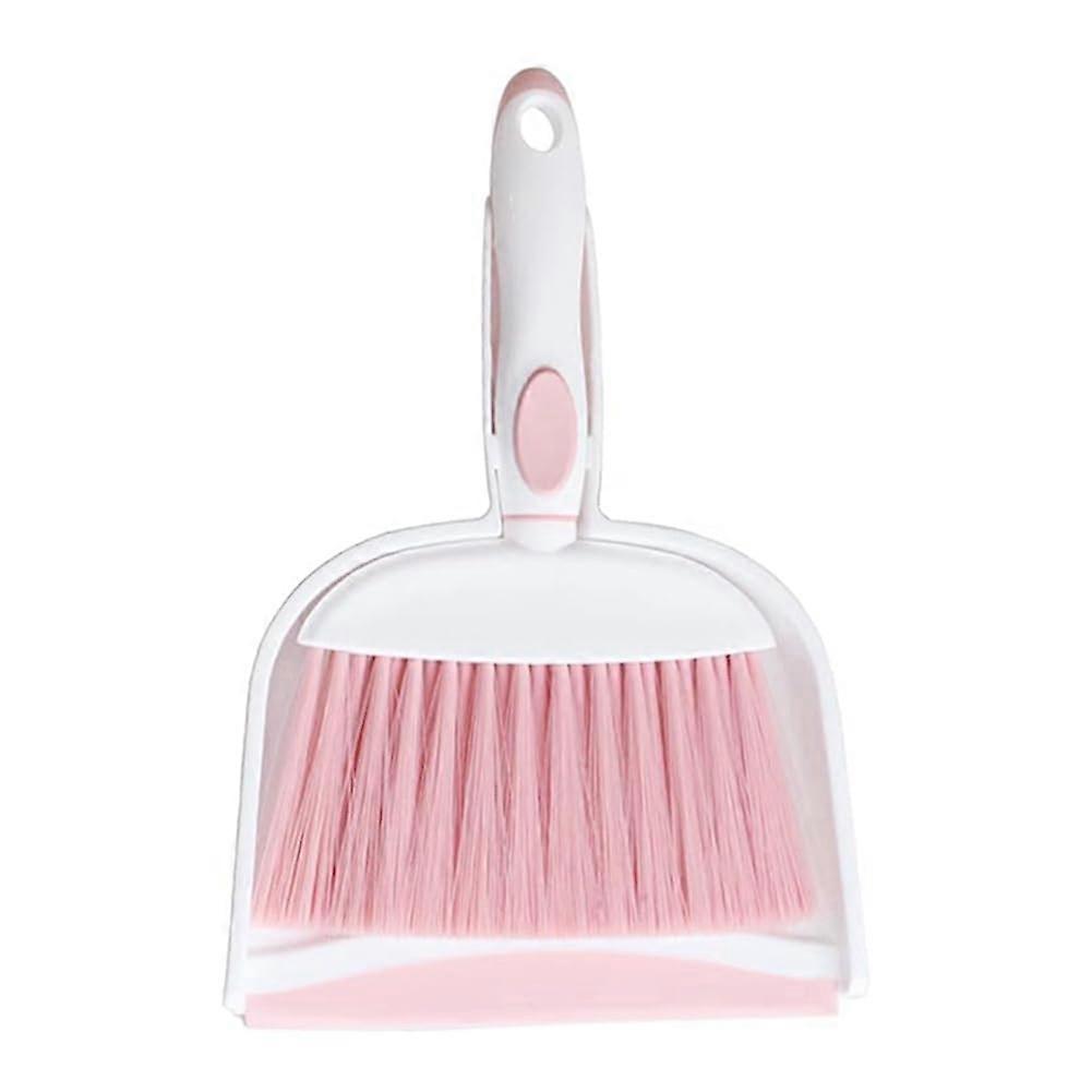 Mini Broom and Dustpan Set, Compact Desk Cleaning Tool for Home and Office, Durable Plastic, Handheld and Easy to Clean