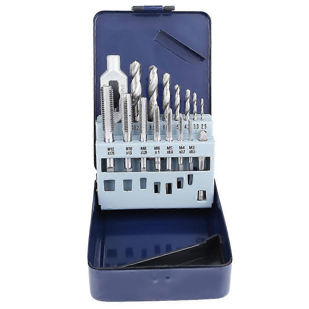 High quality  15-piece tap and twist drill set