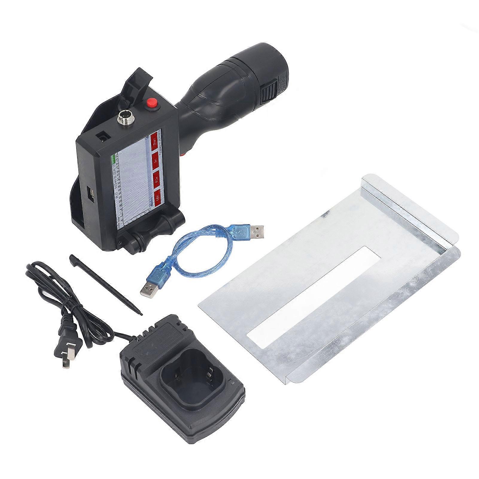 Handheld Inkjet Printer, 4.3 inch Touch Screen, 600 dpi, 12.7 mm Print Height, Adjustable
