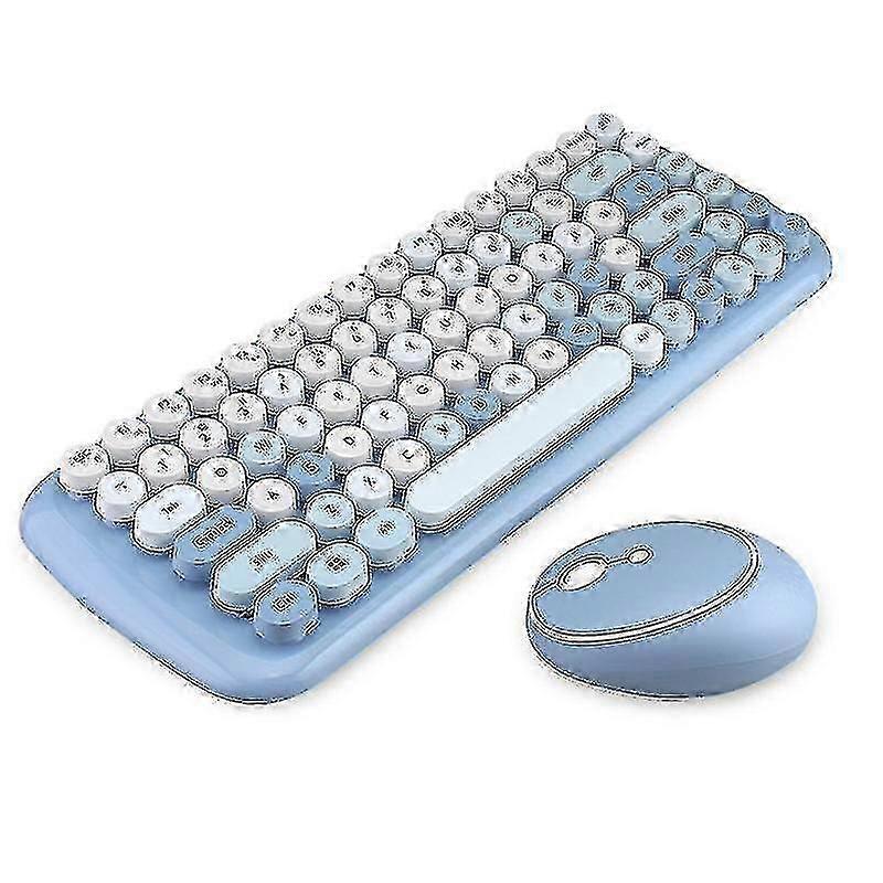 Mofii Wireless Mini Candy Keyboard Mouse Combo Set Mix Color 24g