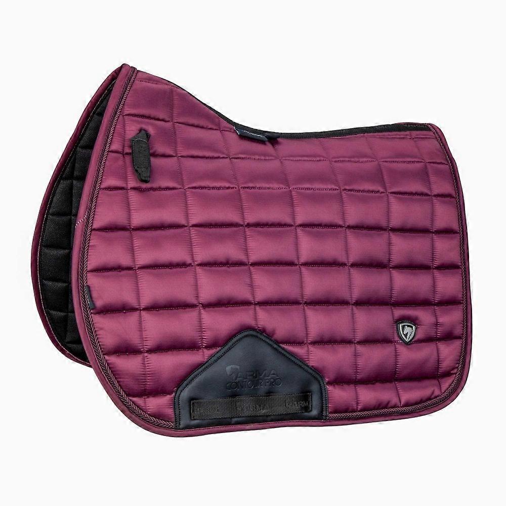 Shires Arma Eltar Satin Gp Saddlecloth - Black Cherry