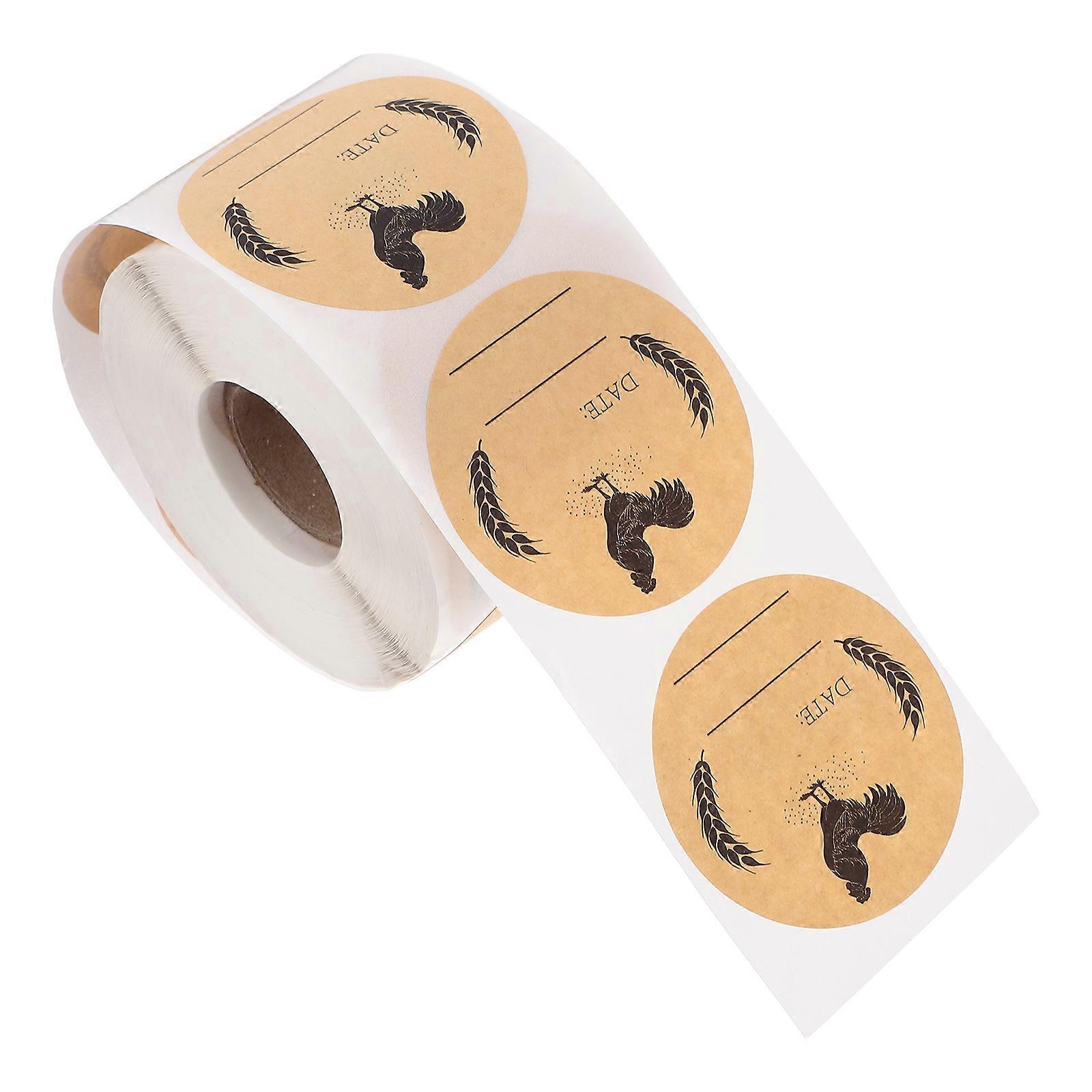 Professional Egg Packaging Labels, and Attractive Kraft Paper Stickers