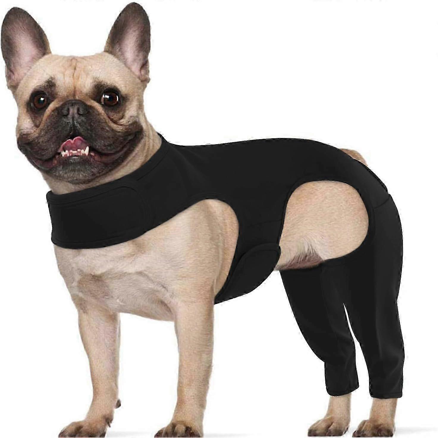 Double knee bandage leg protectors for dogs XS-2XL with Velcro fastener secure fit durable