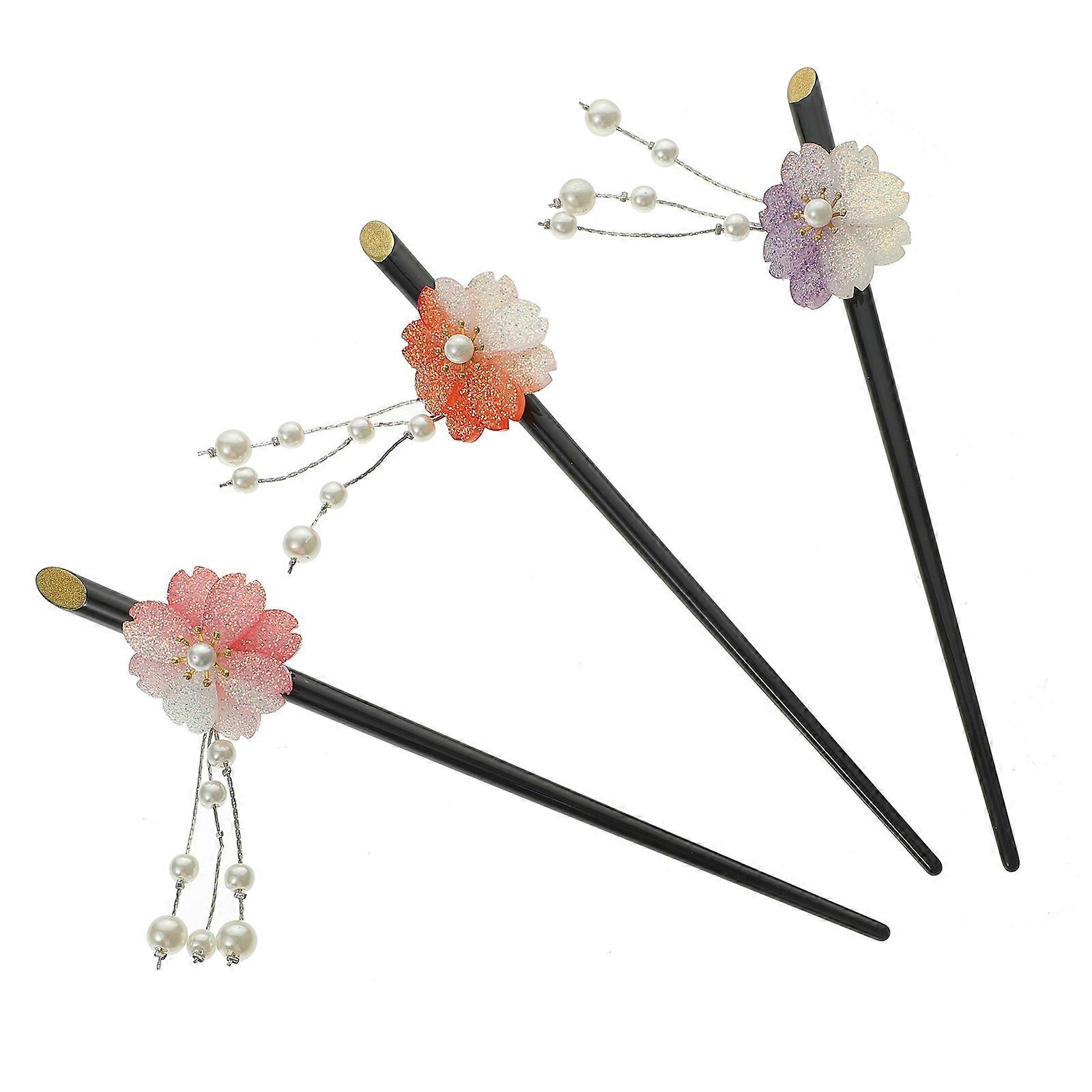Here's a refined product description for your **Vintage Cherry Hair Sticks with Tassel**:
### **3pcs Vintage Cherry Hair Sticks with Tassel –