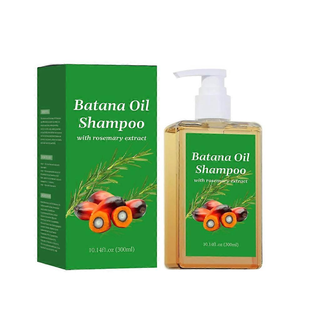Shampooing à l’huile de Batana pour la croissance des cheveux, Shampooing à l’huile de Batana à l’extrait de romarin 300ml 