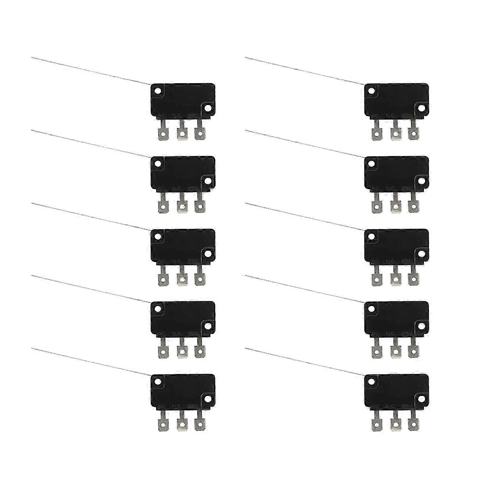 10Pcs NO Micro Switch Long Pin for Electronics Game Console Buttons