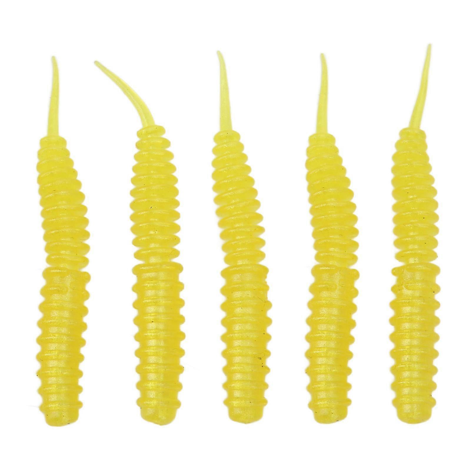 5 قطع الخيوط يرقات الطعم مقاومة للدموع المحمولة إبرة الذيل يرقة الصيد إغراء