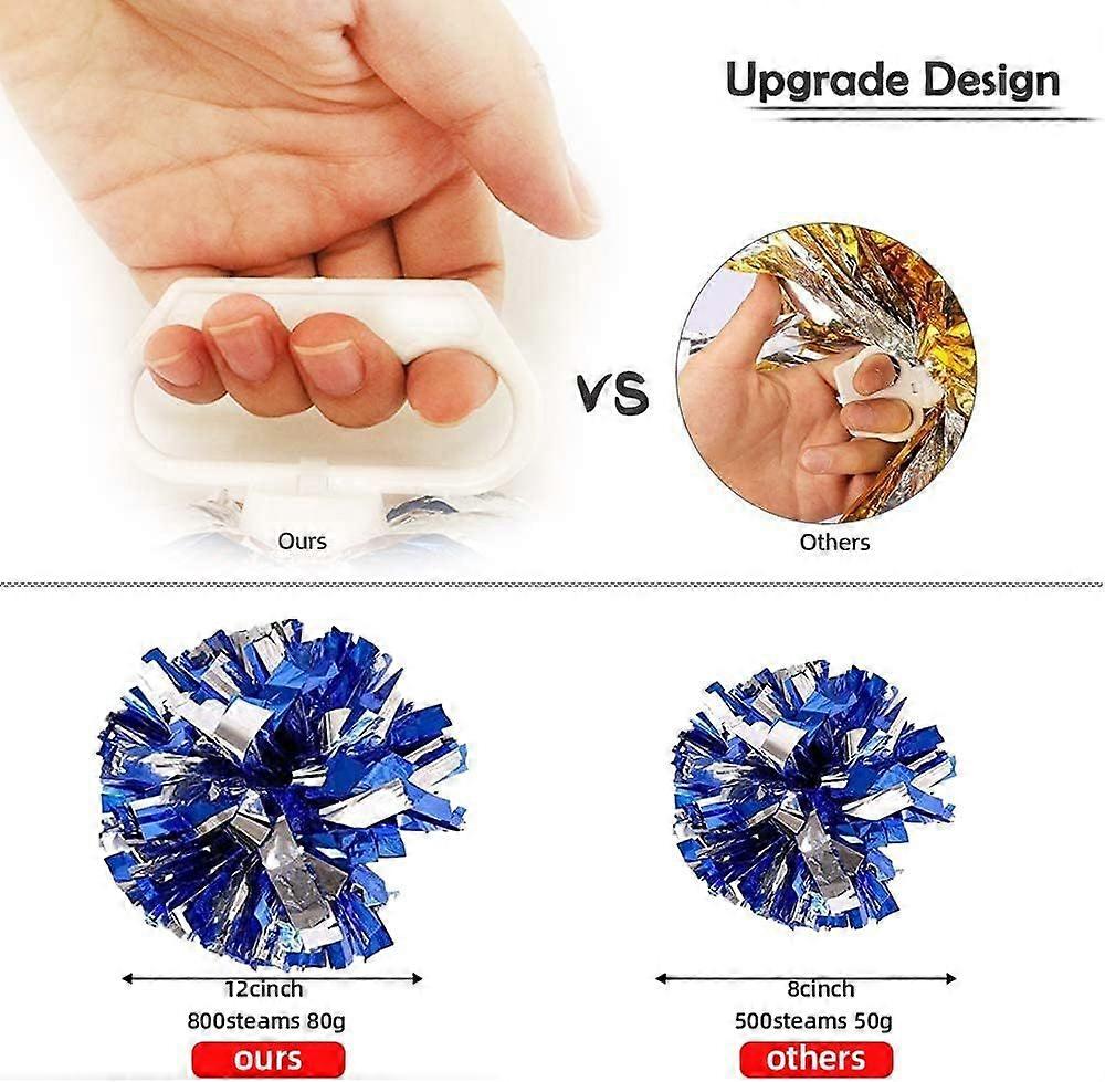 2025 أحدث طراز 2 عبوة / 4 عبوة 13 "احباط معدني مشجع وحلقة بلاستيكية بوم