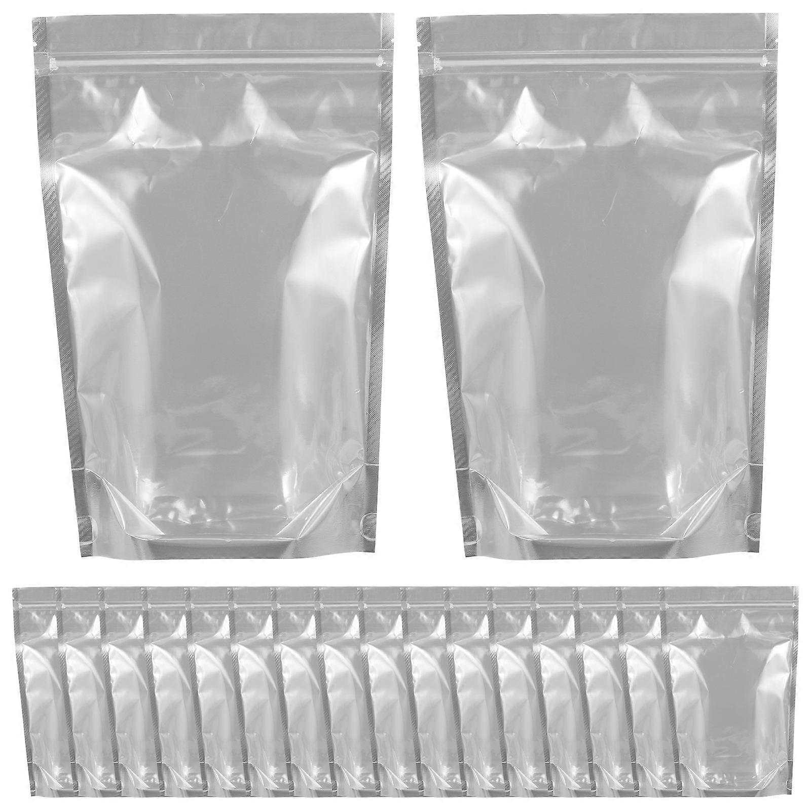 Candy Packaging Bags Resealable Pouches Simple Design Leak Proof Plastic 30X20CM Freshness Preservation 50Pcs