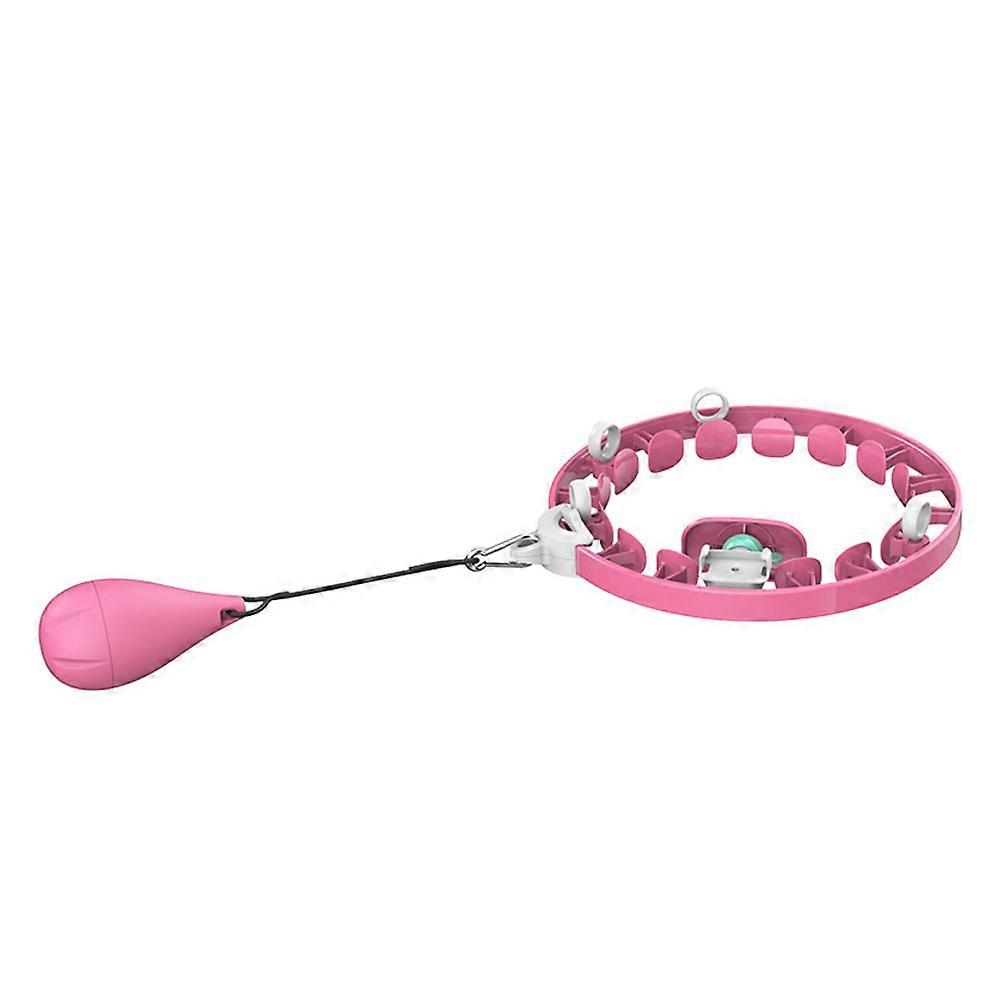 Hoop For Exercise Intelligent Thin Waist Exercise Massaging With For Office Breaks Professionals 50X50CM Pink 1Pcs