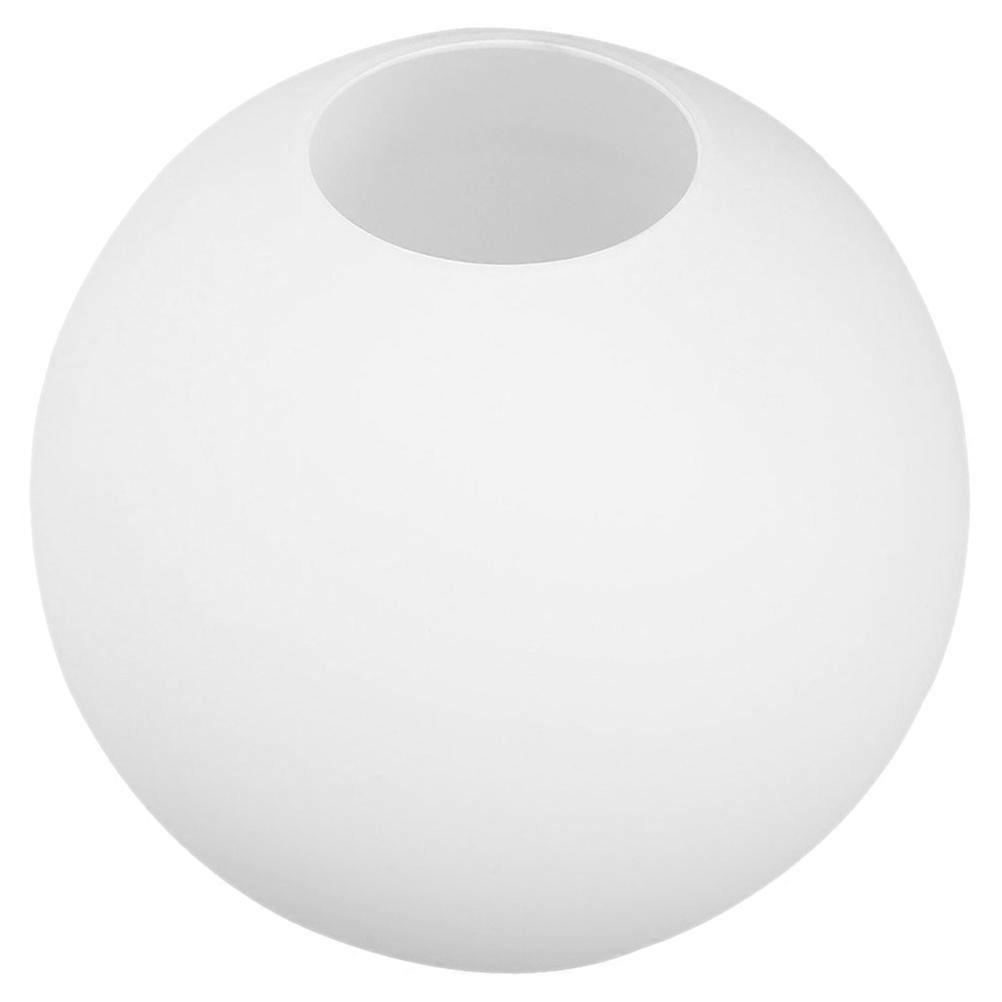 Round Glass Lampshade For Table Lamp And Floor Light Illumination Enhancement White Color Elegant Design 1Pack