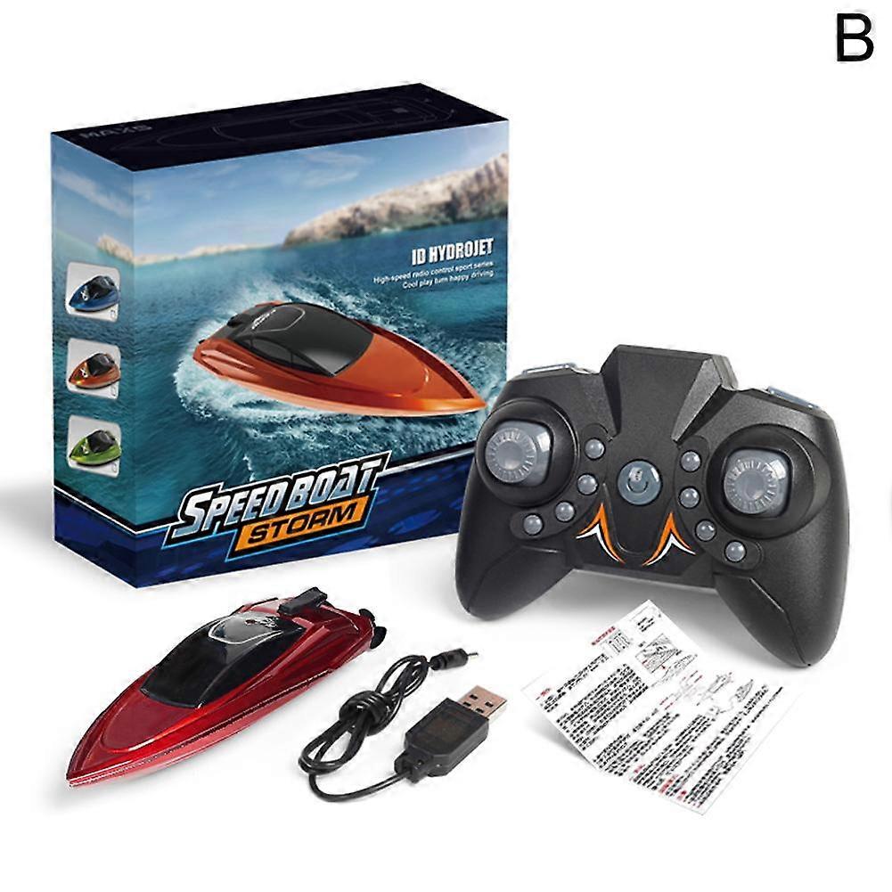 قوارب صغيرة 2.4G عالية السرعة سباق قارب التحكم عن بعد لعبة الساخنة سا الأحمر بحجم واحد