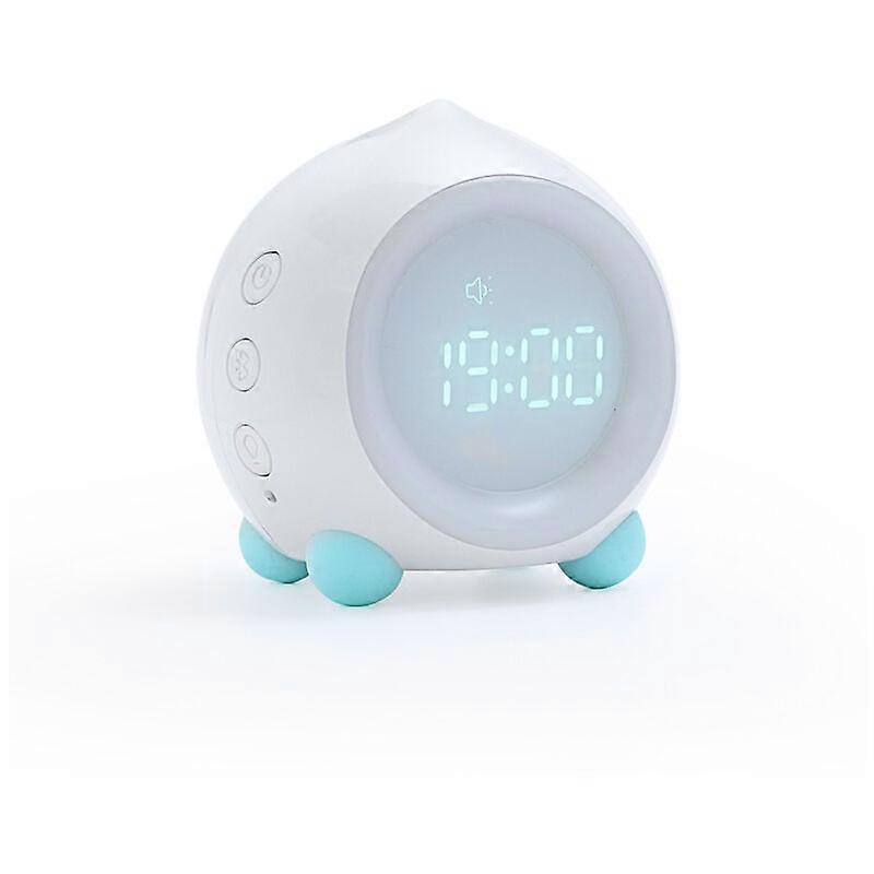 Kids Alarm Clock, Wake-up Light Digital Clock Nap Timer Snooze Function Digital Simulator Alarm Clock Bedside for Girls Boys Bedroom Alarm Clock
