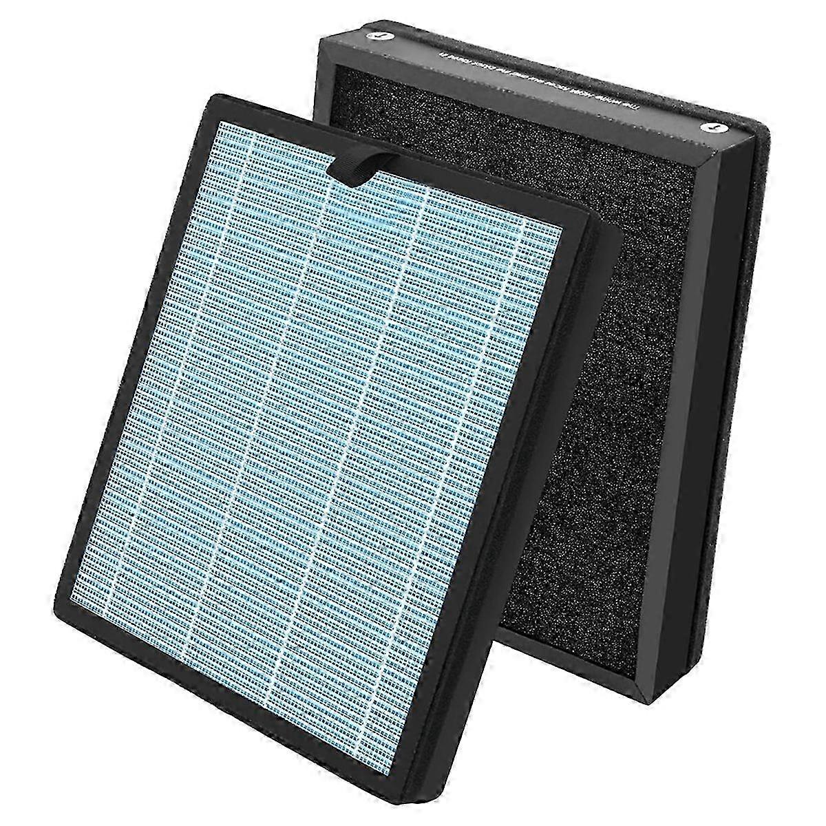 Replacement Filter for POMORON MJ005H Air Purifier, H13 True Hepa Filter and High-Efficiency Activat