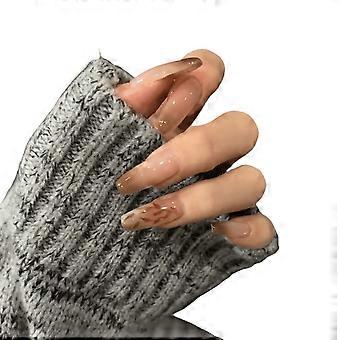 Praktisches 24-teiliges Nagelset mit Kleber – schnelles Auftragen, einfache Entnahme und ideal für Einsteiger sowie erfahrene Anwender