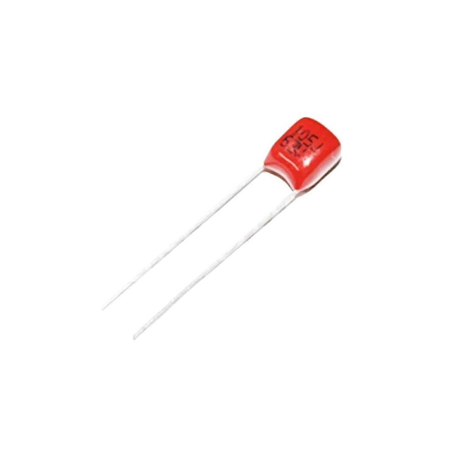 CBB22 63V 105J 1UF 5mm Pitch Polypropylene Film Capacitor 50PCS Lot
