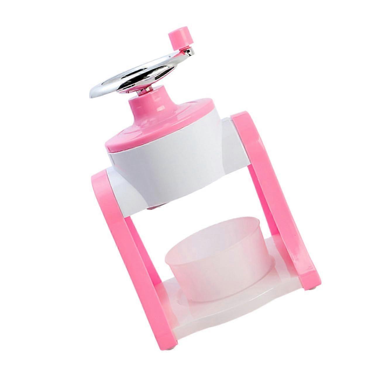 1 x Manual Ice Destroyer Made of Hand Crank for Slush Snow Cones and Frozen Drinks Compact Food Ice Maker to Clean