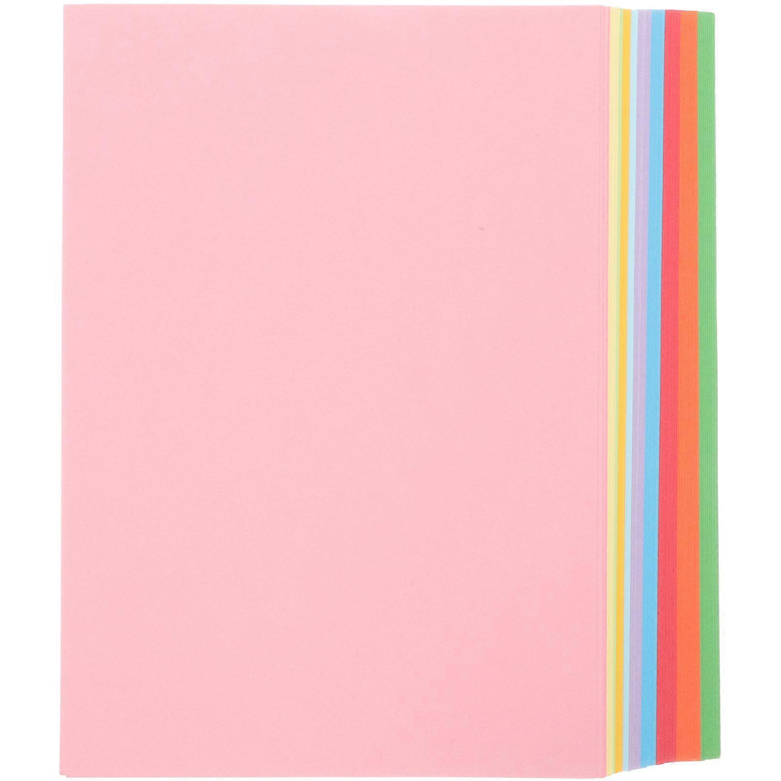 Origami Folding Paper Assorted Color A4 Size Party Crafts Beginners 100 Sheets