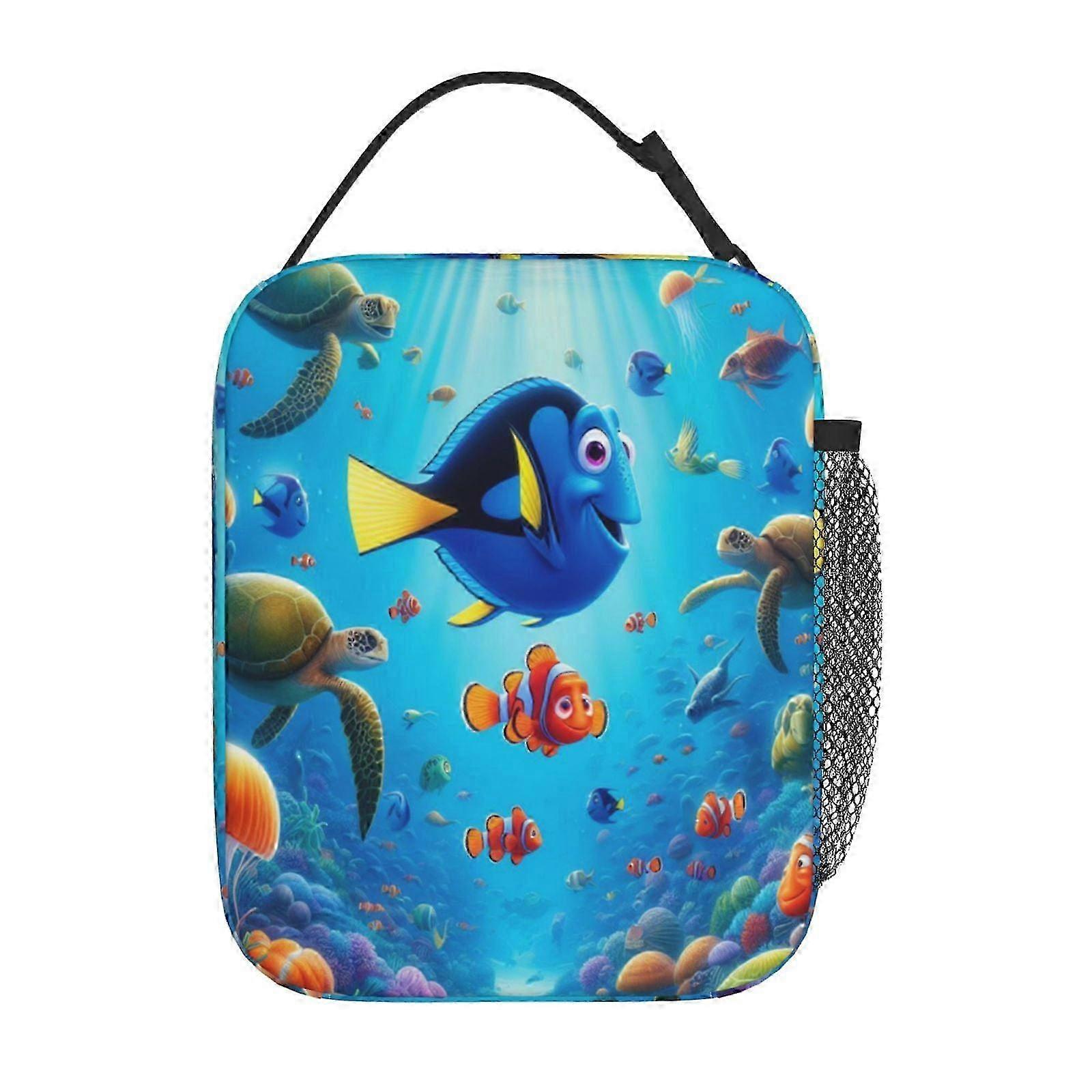Anime Cartoon Finding Nemo Lunch Box - Insulated Lunch Bag For Kids and Adults Suitable For School or Work