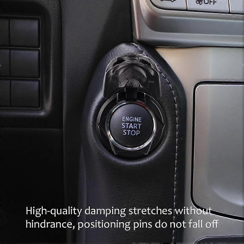 Car Engine Start Button Cover for Interior Modification Push Start Button Protective Sticker Anti Scratch Car Engine Decoration Sticker