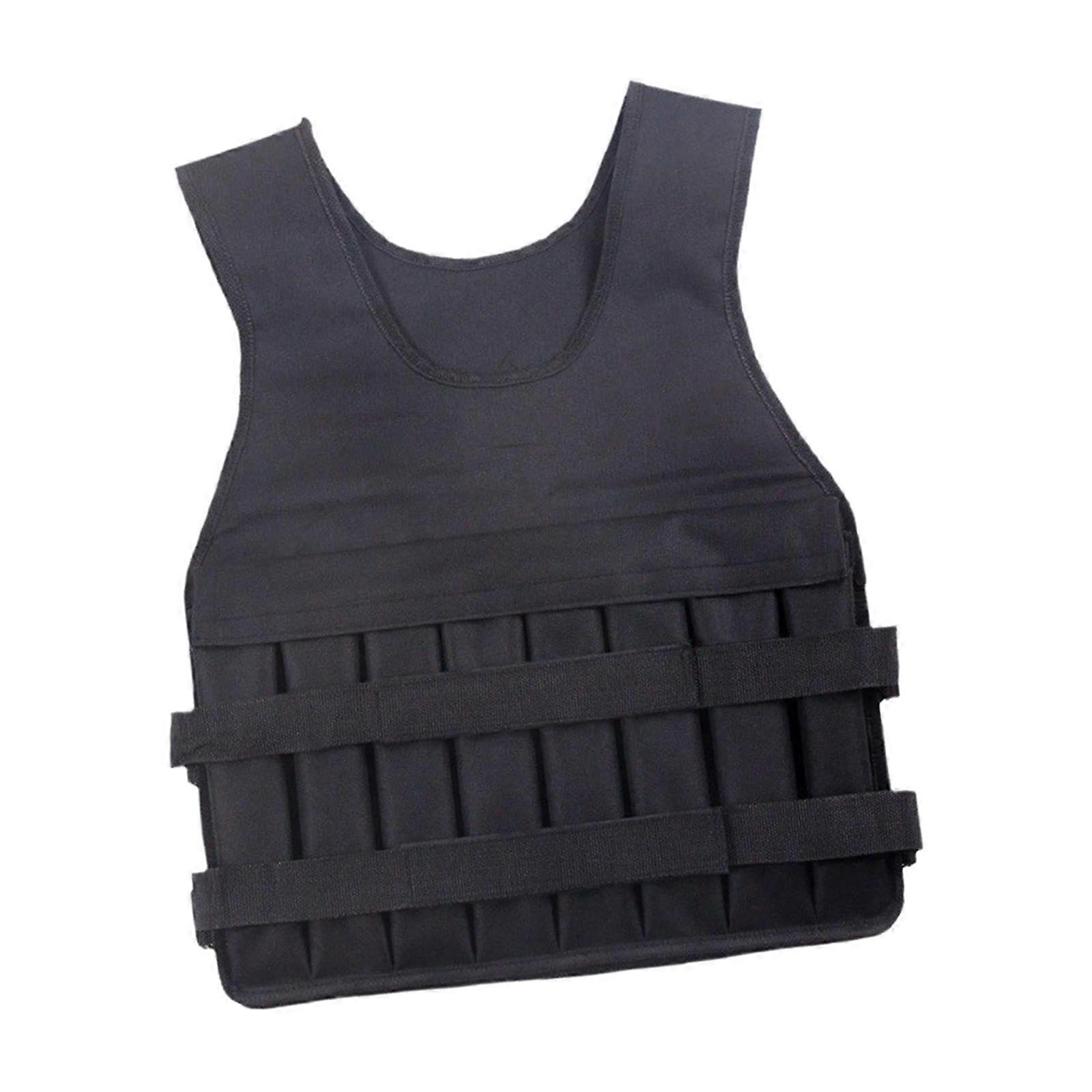Charging Vest Training Jacket for Boxing Running Gym Fitness 8 Pockets Slim Design Strength Training Body Weight Vest