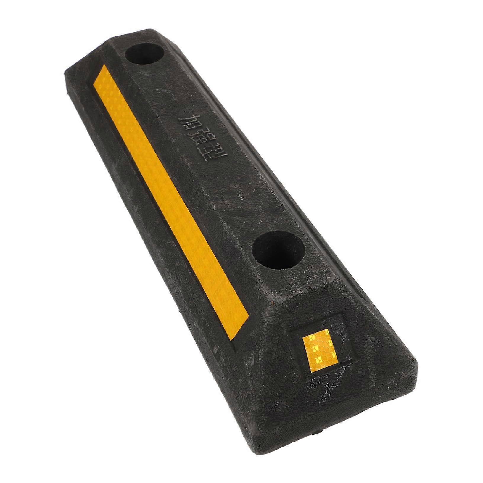 Garage parking barrier wheel stop, wearresistant and, suitable for various vehicle types, portable design for.