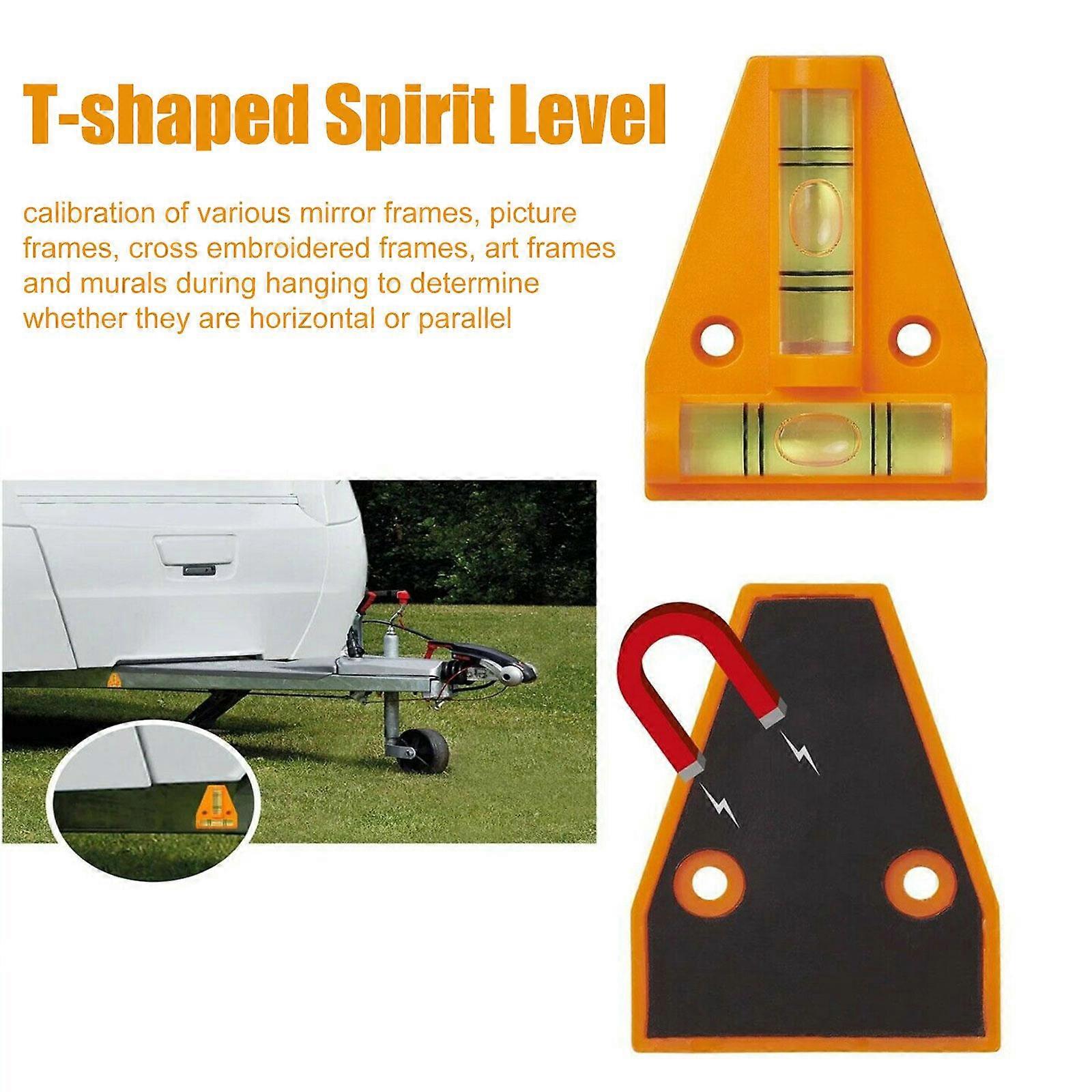 Ordinary level (A) $Triangular T-shaped level Bidirectional with mounting hole level bubble platform balance measurement level