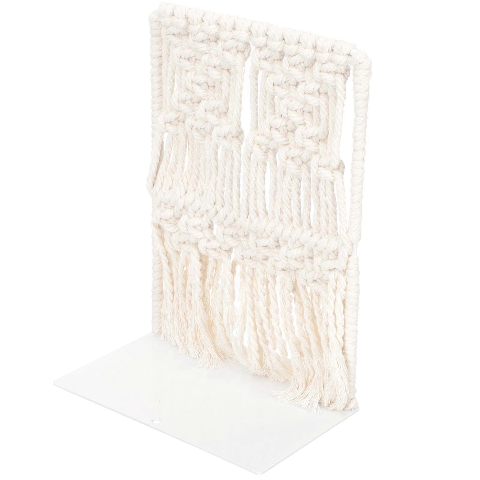 Book Holders for Shelves Bohemian Style Tabletop Accessory Book Organization 8.06X5.89X3.54in 1Set