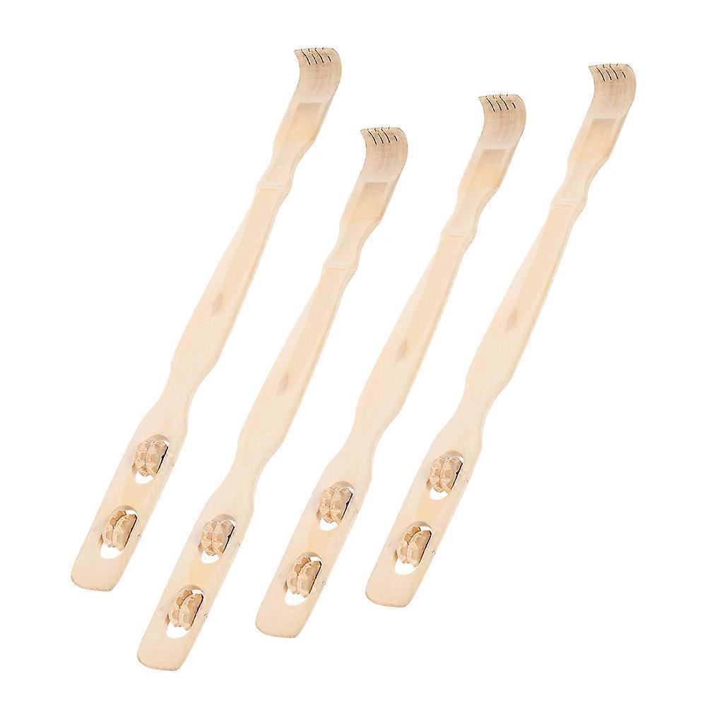 Back Scratching Tool Portable Manual Back Scratcher for Adults Home Use 47.00x4.00x1.00cm 4Set