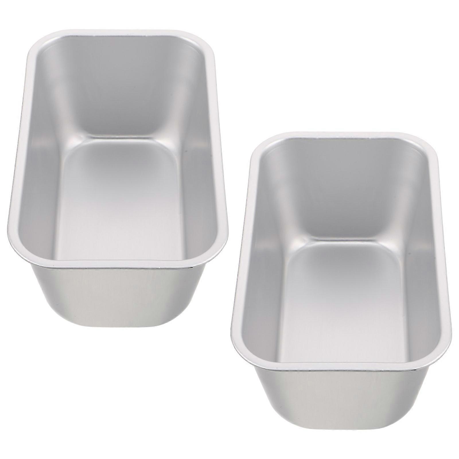 Rectangular Cake Molds 15.2x8.8x6.8cm Multipurpose Baking Tins for Cakes Bread Professional Shape Easy Clean