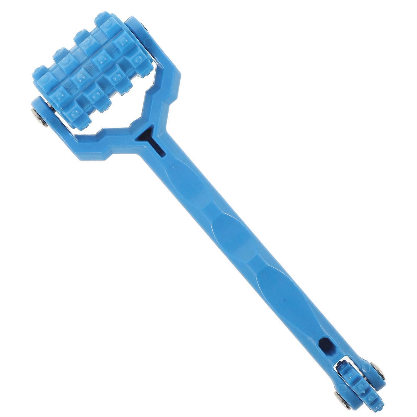 Sound Deadening Roller Application Tool Car Enthusiasts Installation Aid Blue 17.00X5.00X2.50CM 1Pack