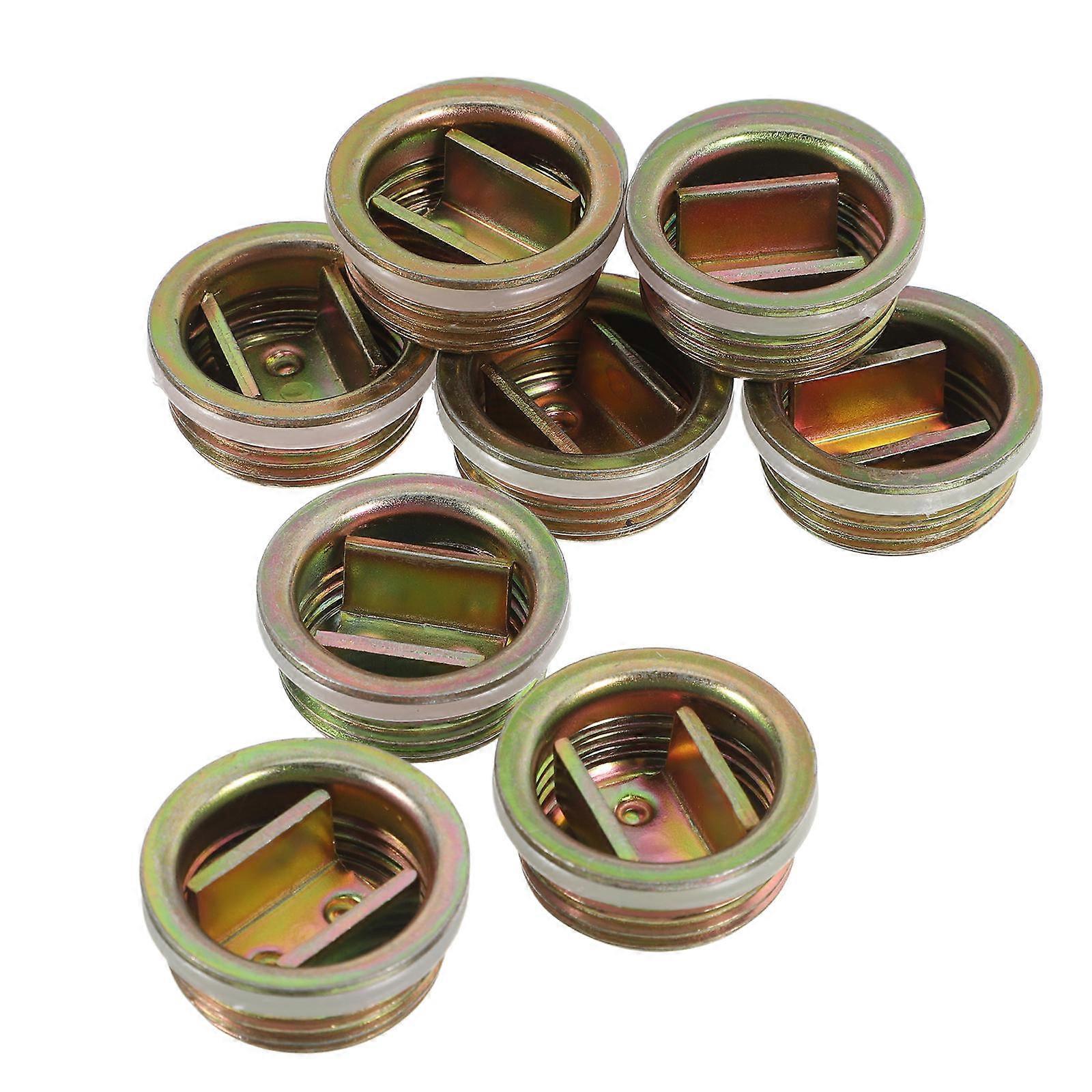 Drum Seal Sealing Device For Agricultural Use Golden Color Round Shape Storing Liquids 10Pack
