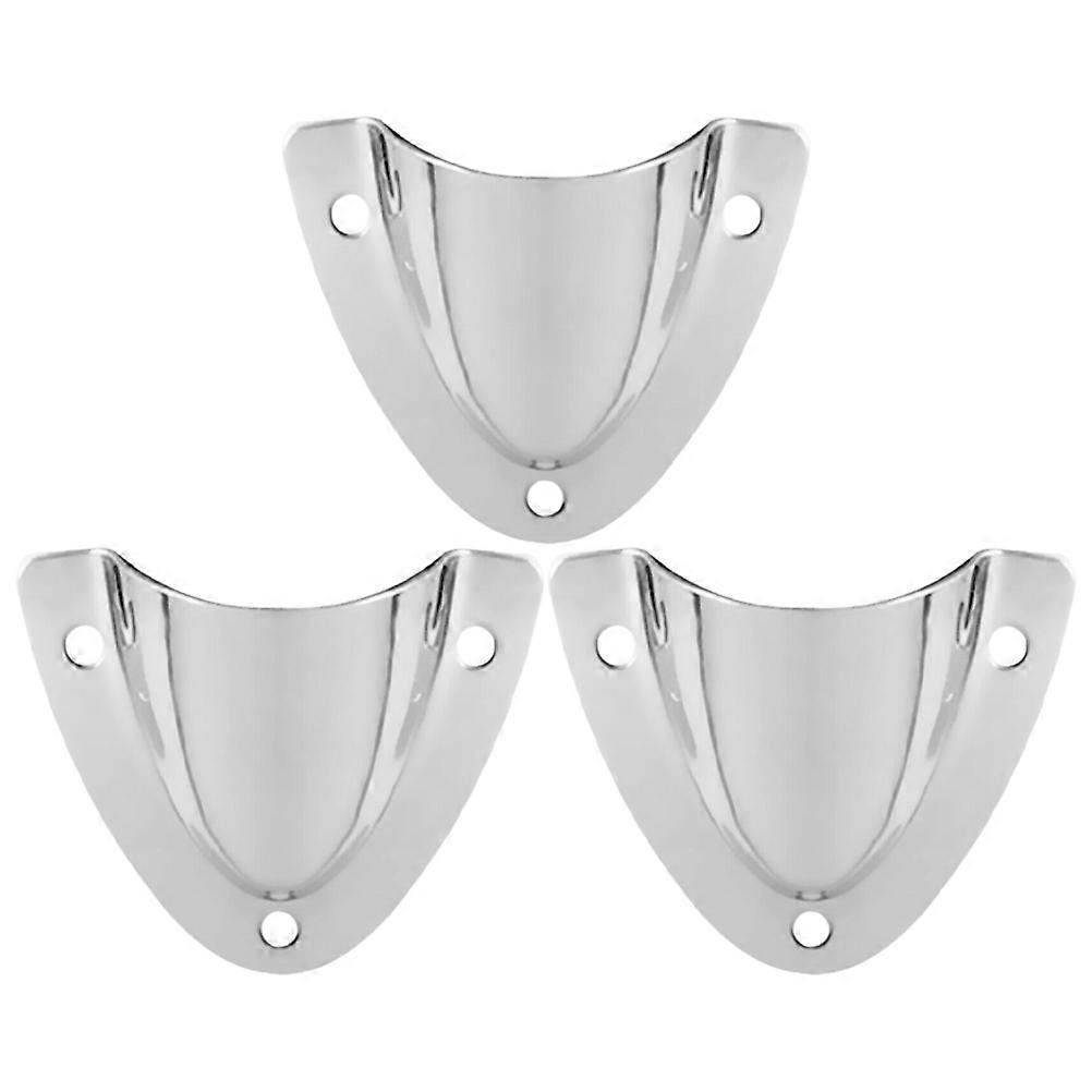 Marine Boat Vent Practical Material Ventilation Plate For Boat Environments Sleek Design Clamshell Vent Cover 3Pcs