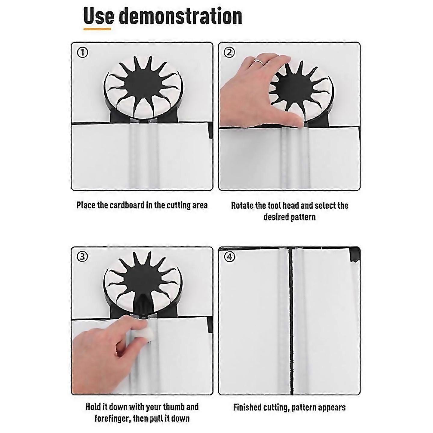For 12-in-1 Rotary Paper Trimmer Cutting Tool