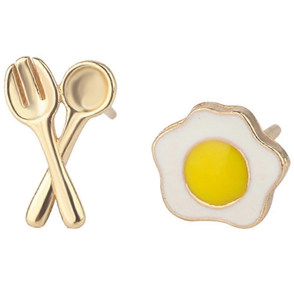 Funny Asymmetric Earrings 1Pair Alloy Assorted Color Featuring for Decoration