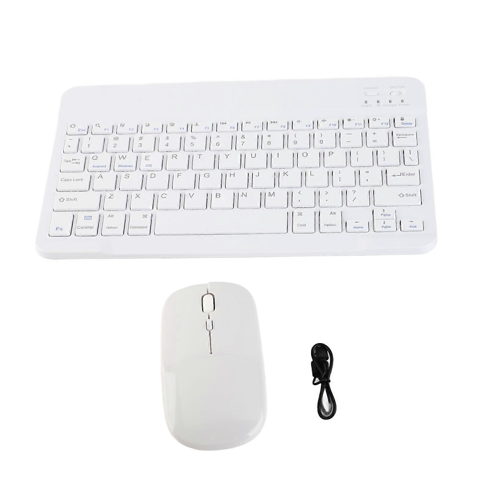 Combo Ultra Thin Silent USB Interface 1600 DPI PC Keyboard Mouse for Home Office Phone Computers Tablet